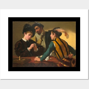 The Cardsharps by Caravaggio Posters and Art